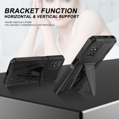 Xiaomi Redmi 10 juoda TRACY DEFENDER nugarėlė 1