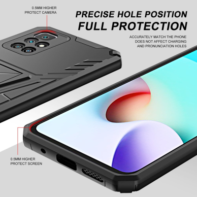 Xiaomi Redmi 10 juoda TRACY DEFENDER nugarėlė 5