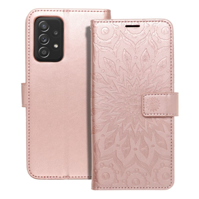 Samsung A52/A52 5G MEZZO rose gold Mandala dėklas