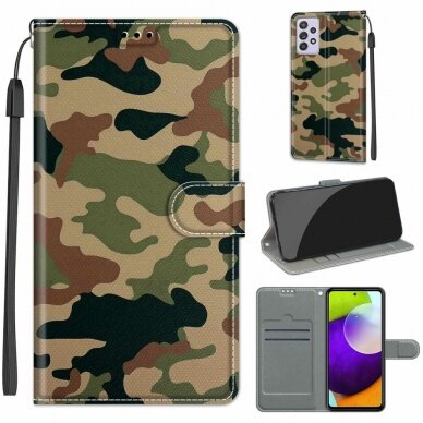 Samsung A52/A52 5G Tracy fashion dėklas Camouflage 3