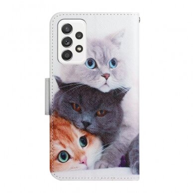 Samsung A52/A52 5G Tracy fashion dėklas Three Cats 2