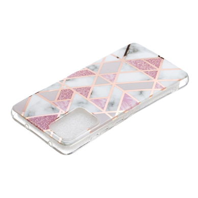 Samsung A52/A52 5G Tracy nugarėlė Geometric pink marble 1