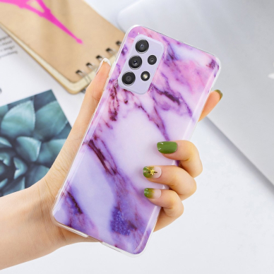 Samsung A52/A52 5G Tracy nugarėlė Purple Marble 3
