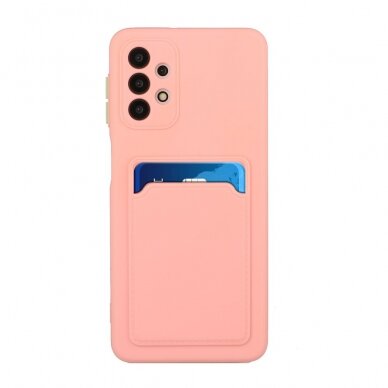 Samsung A52/A52 5G Tracy rožinė nugarėlė SOLID WITH CARD SLOT 1