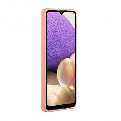 Samsung A52/A52 5G Tracy rožinė nugarėlė SOLID WITH CARD SLOT 3
