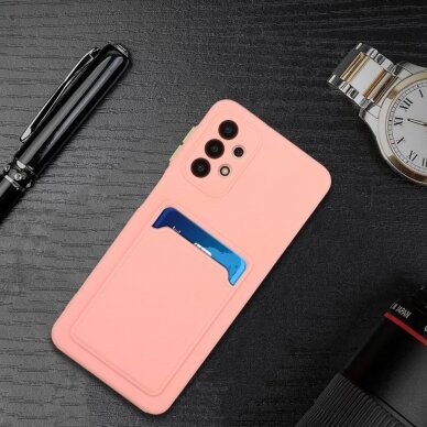 Samsung A52/A52 5G Tracy rožinė nugarėlė SOLID WITH CARD SLOT 5