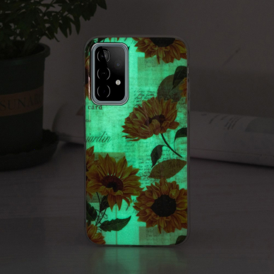 Samsung A52/A52 5G Tracy šviečianti tamsoje nugarėlė Sunflower 2