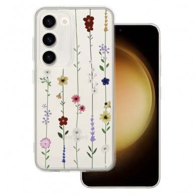 Samsung A53 5G clear Flower nugarėlė Design4