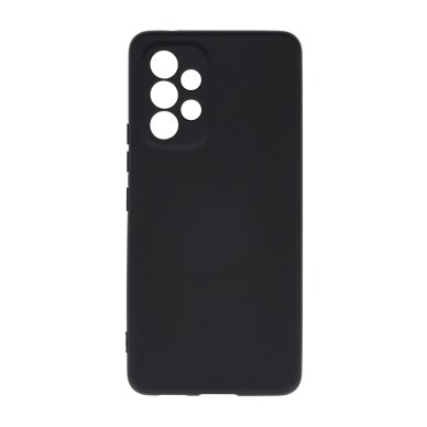 Samsung A53 5G juoda SILICONE LITE nugarėlė