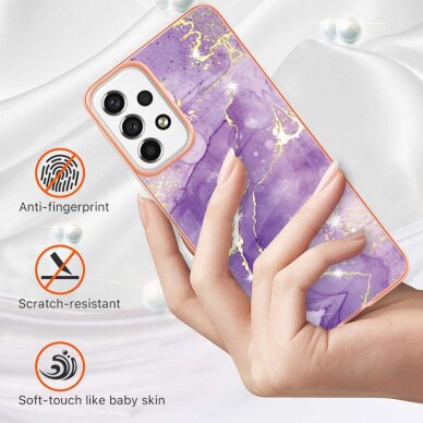 Samsung A53 5G Tracy nugarėlė MILKY WAY MARBLE Purple 1