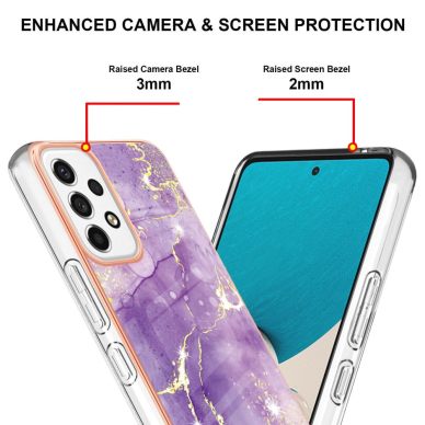 Samsung A53 5G Tracy nugarėlė MILKY WAY MARBLE Purple 3