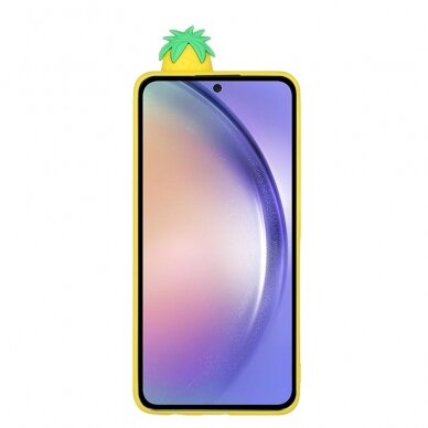 Samsung A54 5G geltona nugarėlė Pineapple 4D 2