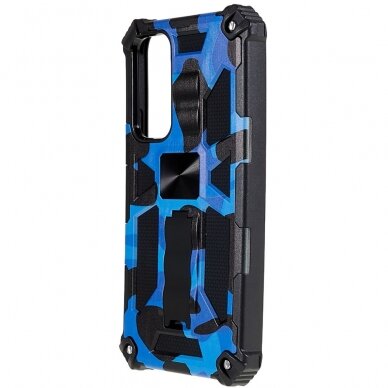 Samsung A54 5G mėlyna camouflage ARMOR METAL nugarėlė 1