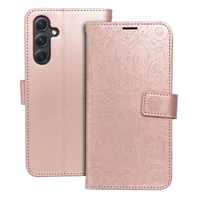 Samsung A54 5G MEZZO rose gold Mandala dėklas