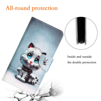 Samsung A54 5G Tracy fashion dėklas Cat With Blue Eyes 4