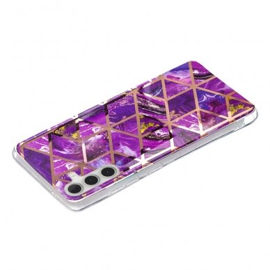 Samsung A54 5G Tracy nugarėlė Geometric Purple marble 2
