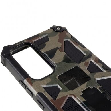 Samsung A54 5G green camouflage ARMOR METAL nugarėlė 6