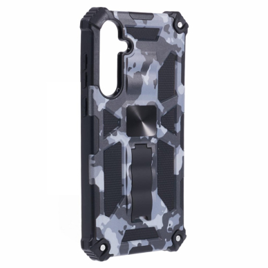 Samsung A55 5G black camouflage ARMOR METAL nugarėlė 2