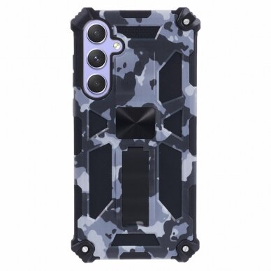 Samsung A55 5G black camouflage ARMOR METAL nugarėlė
