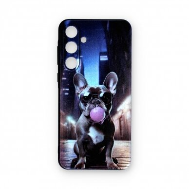 Samsung A55 5G black nugarėlė Bulldog Design00322 1