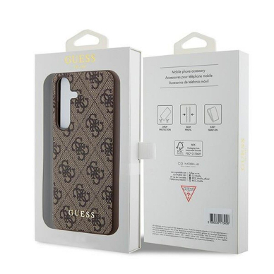 Samsung A55 5G brown Metal Logo GUESS nugarėlė 7