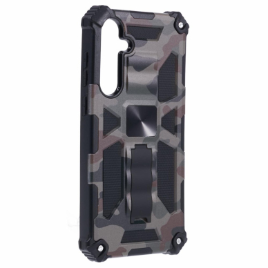 Samsung A55 5G green camouflage ARMOR METAL nugarėlė 2