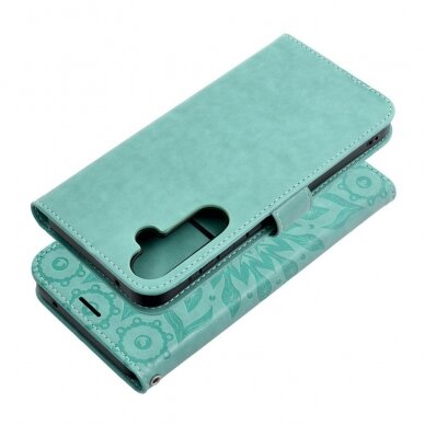 Samsung A55 5G MEZZO green Mandala dėklas 11