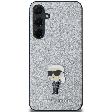 Samsung A55 5G silver Fixed Glitter Ikonik Metal Pin KARL LAGERFELD nugarėlė 2