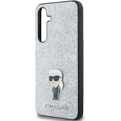 Samsung A55 5G silver Fixed Glitter Ikonik Metal Pin KARL LAGERFELD nugarėlė 5