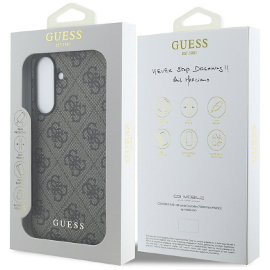 Samsung A56 5G brown Metal Logo GUESS nugarėlė 6