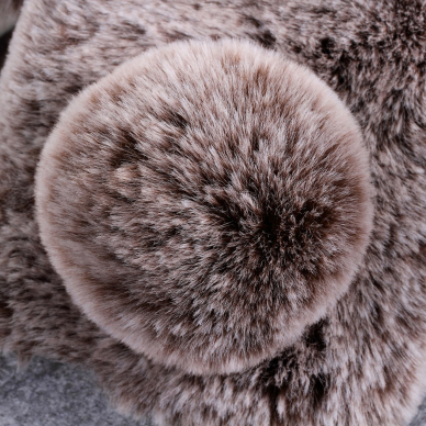 Samsung A6 2018 brown Fluffy Rabbit nugarėlė 2