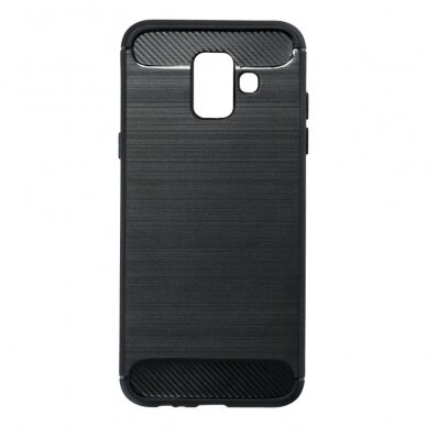 Samsung A6 2018 juoda LYGCARBON nugarėlė 7