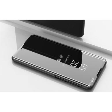 Samsung A6 2018 juodas VIEW WINDOW dėklas 3