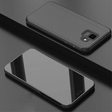 Samsung A6 2018 juodas VIEW WINDOW dėklas 1