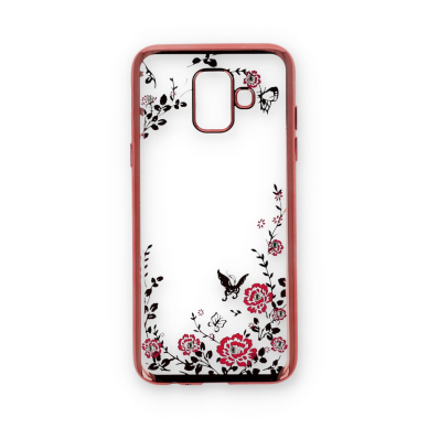 Samsung A6 2018 Perfect Flowers rose gold nugarėlė 1