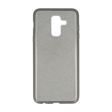 Samsung A6 PLUS 2018 dark clear Crystal Glitter nugarėlė