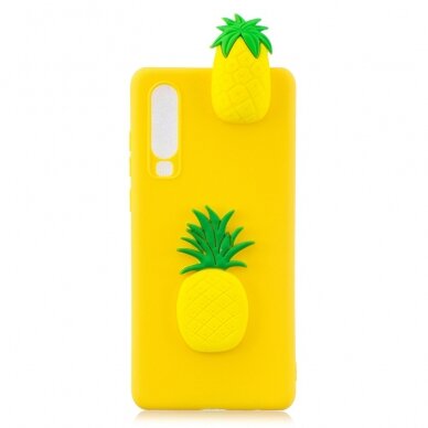 Samsung A70 geltona nugarėlė Pineapple 4D 2
