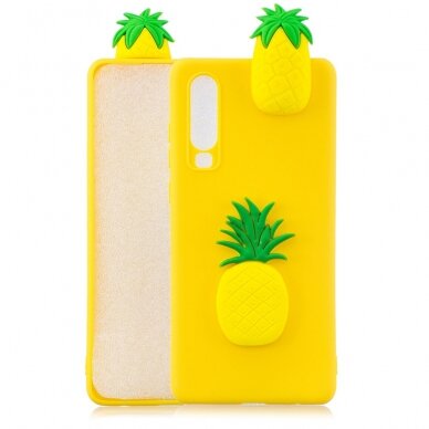 Samsung A70 geltona nugarėlė Pineapple 4D