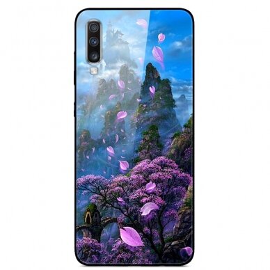 Samsung A70 picture glass nugarėlė Flower Mountain