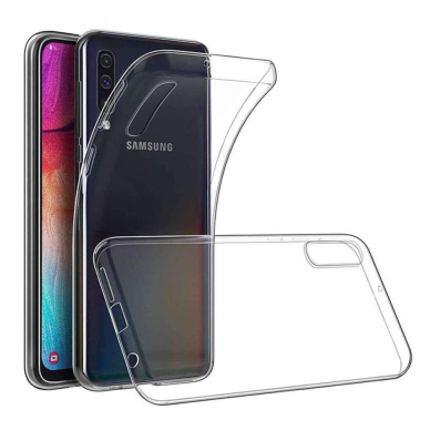 Samsung A70 skaidri ULTRA SLIM 0,5 mm nugarėlė