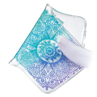 Samsung A70 Tracy clear Colorized Mandala nugarėlė 3