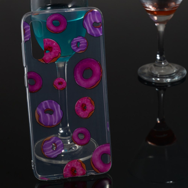 Samsung A70 Tracy clear Doughnuts nugarėlė 4