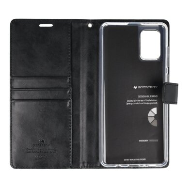 Samsung A71 black MERCURY BLUE MOON2 dėklas 2