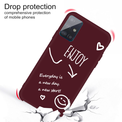 Samsung A71 bordo Tracy nugarėlė Enjoy 2