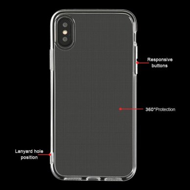 Samsung A71 skaidri ULTRA SLIM 2 mm nugarėlė 4