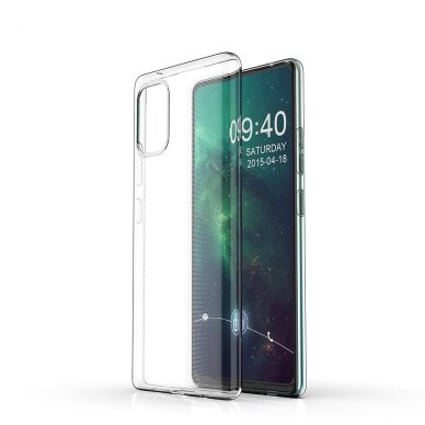 Samsung A71 skaidri ULTRA SLIM 2 mm nugarėlė 5
