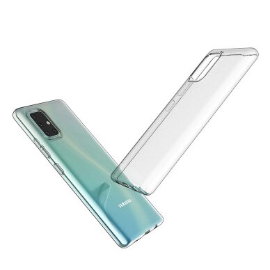 Samsung A71 skaidri ULTRA SLIM 2 mm nugarėlė 6