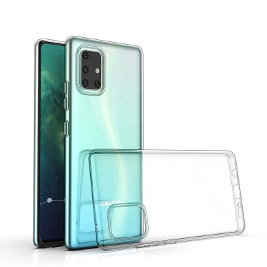 Samsung A71 skaidri ULTRA SLIM 2 mm nugarėlė