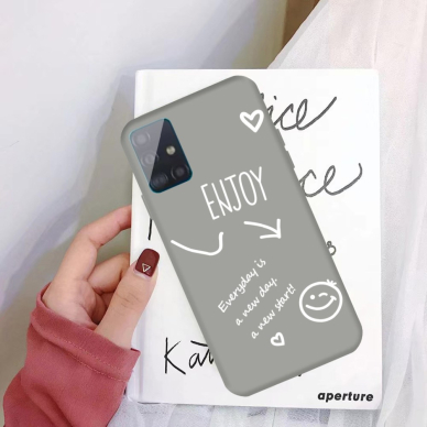 Samsung A71 pilka Tracy nugarėlė Enjoy 1
