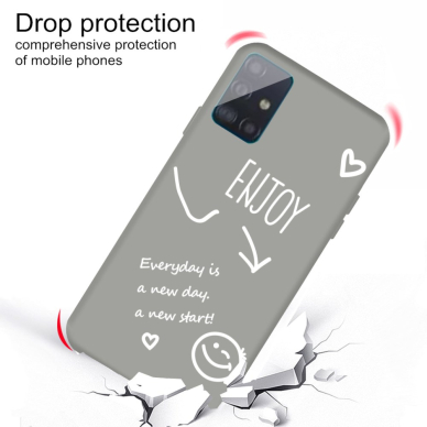 Samsung A71 pilka Tracy nugarėlė Enjoy 2